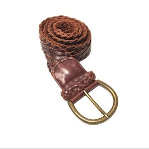 Ambercrombie & Fitch genuine leather braided belt